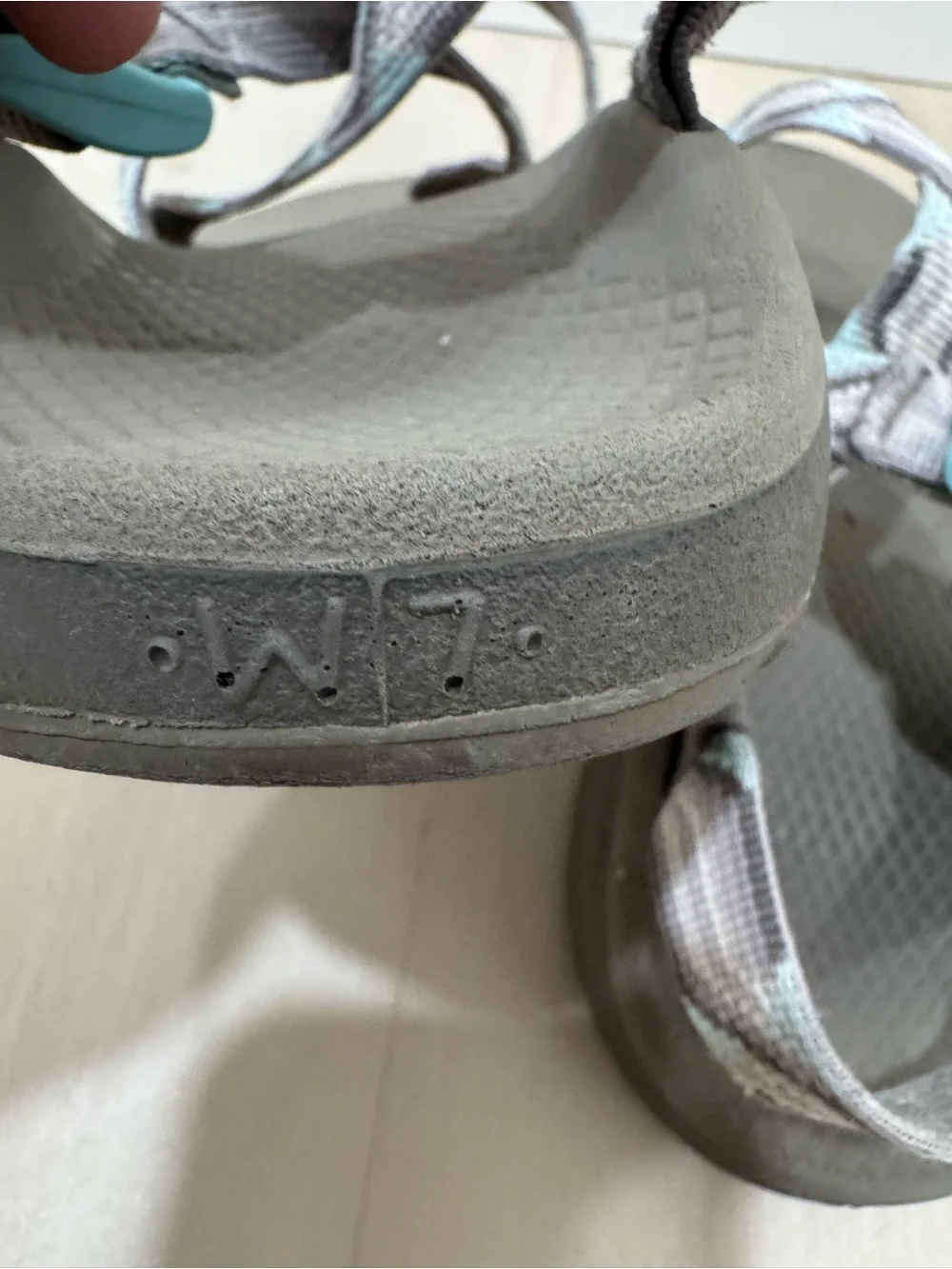 Chaco Sandals Women's Size 7  Z/Cloud 2 Sandals - Candy Gray